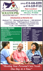 ACCOMMODATING SOLUTIONS HEALTH CARE